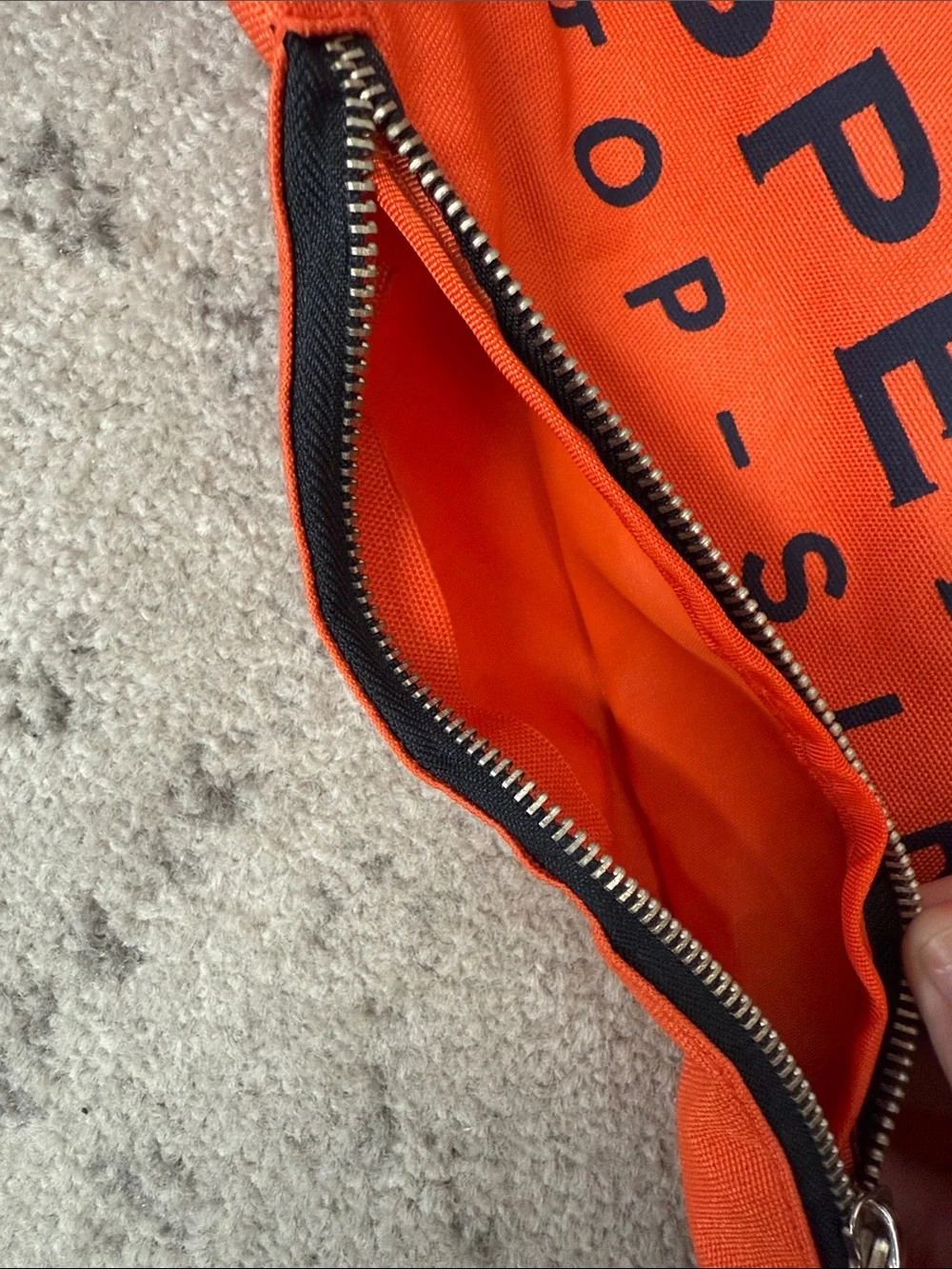 NWT Sperry Top-Sider Orange Canvas Duffle-bag
